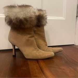 Stuart weitzmaz-fur boots 7.5